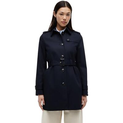 Tommy Hilfiger damjacka, Heritage Single Breasted Trench, övergångsjacka, Blå (midnatt), 3XL Tommy Hilfiger damjacka, Heritage Single Breasted Trench, övergångsjacka, Blå (midnatt), 3XL