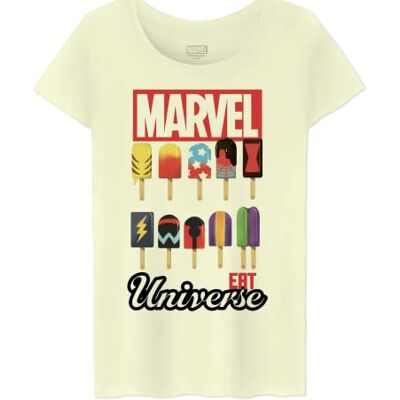 Marvel T-shirt dam, Naturlig, XL Marvel T-shirt dam, Naturlig, XL