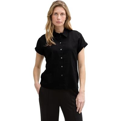 TOM TAILOR damblus, 14482 – djup svart, 46 TOM TAILOR damblus, 14482 – djup svart, 46