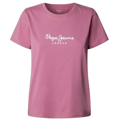 Pepe Jeans dam berenice t-shirt, rosa (skiffer rosa), XS, Rosa (skiffer rosa), XS Pepe Jeans dam berenice t-shirt, rosa (skiffer rosa), XS, Rosa (skiffer rosa), XS