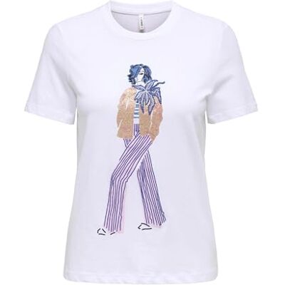 ONLY Onlceline Life Reg S/S Top JRS ONLY Onlceline Life Reg S/S Top JRS