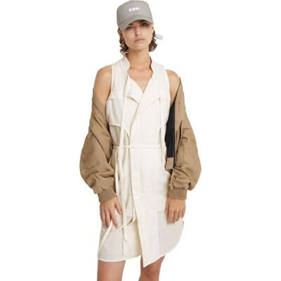 G-STAR RAW Short Tank Dress Wmn, Grå (Lt Chalk D24621-d591-1284), S G-STAR RAW Short Tank Dress Wmn, Grå (Lt Chalk D24621-d591-1284), S