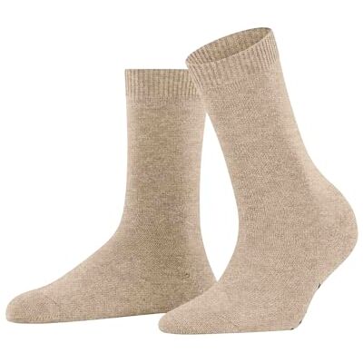 FALKE dam Strumpor Cosy Wool W So ull viskos kashmir enfärgat 1 par, Beige Melange 4091, 35-38 FALKE dam Strumpor Cosy Wool W So ull viskos kashmir enfärgat 1 par, Beige Melange 4091, 35-38