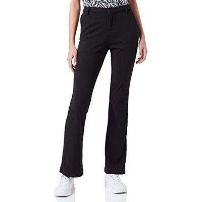 ONLY Dambyxor ONLROCKY MID Flared Pant TLR NOOS, byxor, svart (Black Black), W/L30 (tillverkarens storlek: XS), Svart (svart svart), XS ONLY Dambyxor ONLROCKY MID Flared Pant TLR NOOS, byxor, svart (Black Black), W/L30 (tillverkarens storlek: XS), Svart (svart svart), XS