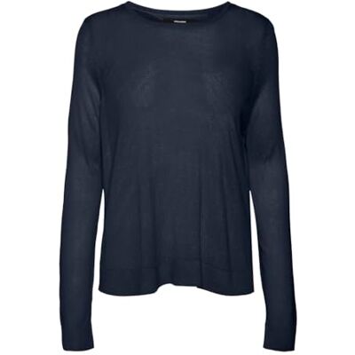 VERO MODA VMNOVA LS O-hals tröja GA NOOS, marinblå blazer, XL VERO MODA VMNOVA LS O-hals tröja GA NOOS, marinblå blazer, XL