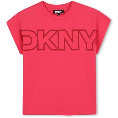 DKNY D62412 t-shirt för flickor, Rosa, 16 år DKNY D62412 t-shirt för flickor, Rosa, 16 år