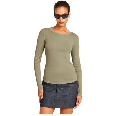 G-STAR RAW Overdyed slim ls r t wmn, Grön (Ensis Green Gd D26454-d968-g544), L G-STAR RAW Overdyed slim ls r t wmn, Grön (Ensis Green Gd D26454-d968-g544), L