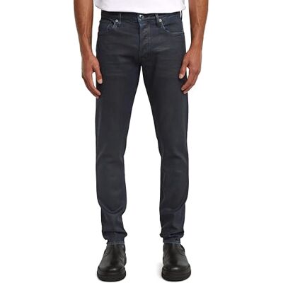 G-STAR RAW G-STAR 3301 smala jeans, Flerfärgad (Worn in Lunar Blue Coated 51001-d930-h548), 34W / 36L G-STAR RAW G-STAR 3301 smala jeans, Flerfärgad (Worn in Lunar Blue Coated 51001-d930-h548), 34W / 36L