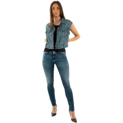 Levi's Shrunken 90S väst stop blinkande väst, Stopp flaxing väst, XS Levi's Shrunken 90S väst stop blinkande väst, Stopp flaxing väst, XS