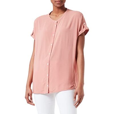 TOM TAILOR Damer Grundläggande blus med knappdetalj 1031253, 29515 Nude Rose, 32 TOM TAILOR Damer Grundläggande blus med knappdetalj 1031253, 29515 Nude Rose, 32