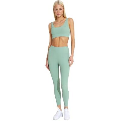 Carlheim Women's active wear leggings Ribbed Helle, Light Green, Large Carlheim Women's active wear leggings Ribbed Helle, Light Green, Large