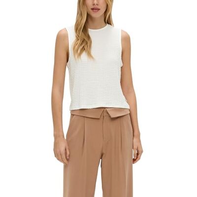 QS Top i Jaquard, 0200, XXL QS Top i Jaquard, 0200, XXL