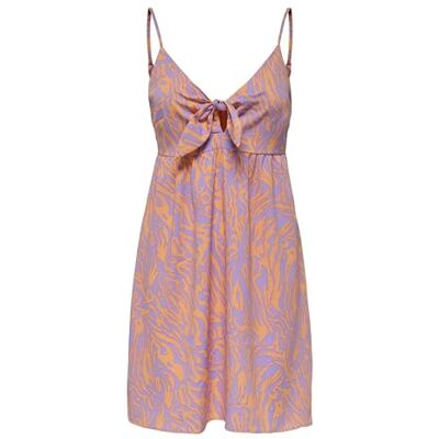 ONLY Onlnova Life Vis Jules Dress AOP, Nektarin, L ONLY Onlnova Life Vis Jules Dress AOP, Nektarin, L
