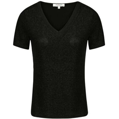 Morgan Kortärmade T-shirts, svart, XXL Morgan Kortärmade T-shirts, svart, XXL