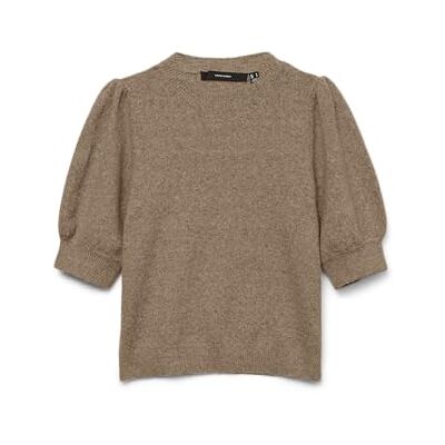 VERO MODA Vmdoffy 2/4 O-hals tröja Ga Noos, Sepia nyans, XS VERO MODA Vmdoffy 2/4 O-hals tröja Ga Noos, Sepia nyans, XS