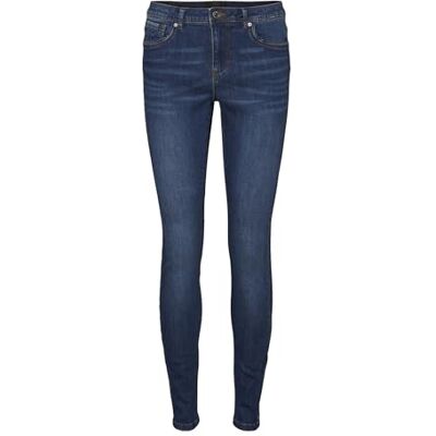 VERO MODA damjeans, Mörkblå denim, XS / 36L VERO MODA damjeans, Mörkblå denim, XS / 36L