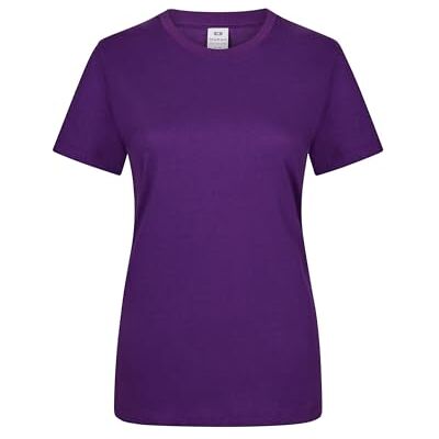 Mukua Melbourne dam T-shirt med kort ärm, lila färg, storlek 2XL, Lila, XXL Mukua Melbourne dam T-shirt med kort ärm, lila färg, storlek 2XL, Lila, XXL