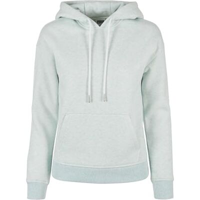 Urban Classics Damhuvtröja Color Melange Hoody, Basic huvtröja för kvinnor i 2 färger, storlekar XS – 5XL, Vattenmelerad, M Urban Classics Damhuvtröja Color Melange Hoody, Basic huvtröja för kvinnor i 2 färger, storlekar XS – 5XL, Vattenmelerad, M