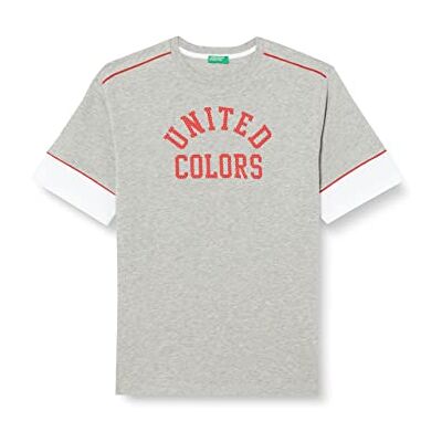United Kortärmad T-shirt för pojkar, Grigio Melange Medio 501, S United Kortärmad T-shirt för pojkar, Grigio Melange Medio 501, S