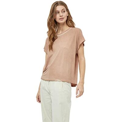 DESIRES dam Karamell Kortärmad T-shirt Kortärmad T-shirt DESIRES dam Karamell Kortärmad T-shirt Kortärmad T-shirt