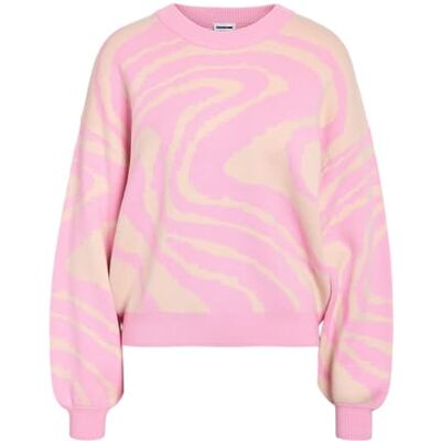 NOISY MAY Nmcharlott L/S O-hals stickad Fwd Noos, godis, S NOISY MAY Nmcharlott L/S O-hals stickad Fwd Noos, godis, S