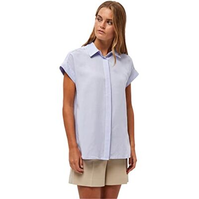Minus Dam Savi Tencel tunika, 5016 Ibiza blå, 40 SE Minus Dam Savi Tencel tunika, 5016 Ibiza blå, 40 SE