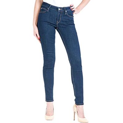 Lee Damscarlett jeans, Blå (solid blå Kt), 25W x 29L Lee Damscarlett jeans, Blå (solid blå Kt), 25W x 29L
