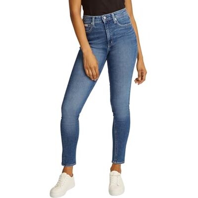 Calvin jeans dam hög midja skinny J20J224492 mager, denim (denim mörk), 34W/32L, Denim (denim mörk), 34W x 32L Calvin jeans dam hög midja skinny J20J224492 mager, denim (denim mörk), 34W/32L, Denim (denim mörk), 34W x 32L