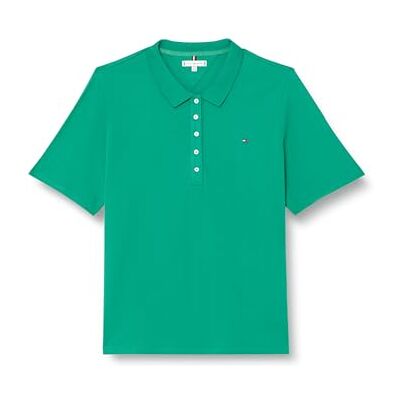 Tommy Hilfiger Kvinnor CRV 1985 Reg Pique Polo Ss S/S Polos, Grön, 48, Olympisk grön, 48 Tommy Hilfiger Kvinnor CRV 1985 Reg Pique Polo Ss S/S Polos, Grön, 48, Olympisk grön, 48