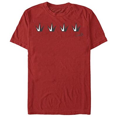 Disney Classics Unisex DNCA-Crowns ekologisk kortärmad t-shirt, röd, XL, röd, XL Disney Classics Unisex DNCA-Crowns ekologisk kortärmad t-shirt, röd, XL, röd, XL