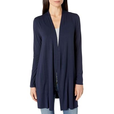 Amazon Essentials långärmad cardigan med öppen framsida, marinblå, X-Large Amazon Essentials långärmad cardigan med öppen framsida, marinblå, X-Large
