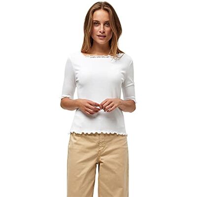 Peppercorn dam Dharma Babylock T-shirt, 0001 vit, XXL Peppercorn dam Dharma Babylock T-shirt, 0001 vit, XXL