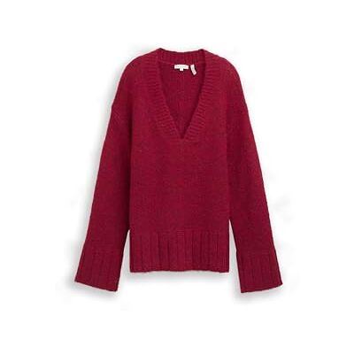 TOM TAILOR damtröja, 39063 – Rumba Red Melange, 3XL TOM TAILOR damtröja, 39063 – Rumba Red Melange, 3XL