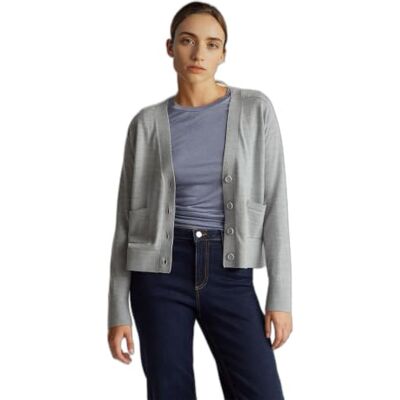 United Cardigan M/L, Grå, S United Cardigan M/L, Grå, S