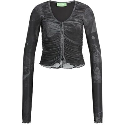 JJXX JACK&JONES JXBLUE LS MESH Peak Top WVN, Thunderstorm/Aop: abstrakt, XL JJXX JACK&JONES JXBLUE LS MESH Peak Top WVN, Thunderstorm/Aop: abstrakt, XL