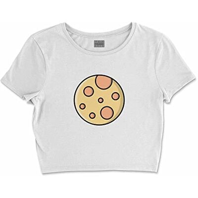 Bona Basics , Digital tryckt basic t-shirt för damer,% 100 bomull, vit, ledig, damtoppar, storlek: XL, Vit, XL Kort Bona Basics , Digital tryckt basic t-shirt för damer,% 100 bomull, vit, ledig, damtoppar, storlek: XL, Vit, XL Kort