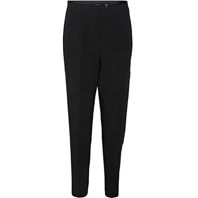 VERO MODA dam Vmsandy Hr Tapered Pant Petite Noos byxor, svart, XS x 28L VERO MODA dam Vmsandy Hr Tapered Pant Petite Noos byxor, svart, XS x 28L