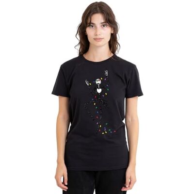 The Nightmare Before Christmas Jack Fairy Light Ladies T-shirt, svart, X-Large, Svart, XL The Nightmare Before Christmas Jack Fairy Light Ladies T-shirt, svart, X-Large, Svart, XL
