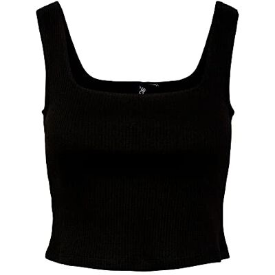 PIECES Dam Pcnukisa beskuren tank Noos Bc Top, svart, L PIECES Dam Pcnukisa beskuren tank Noos Bc Top, svart, L