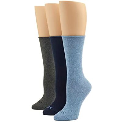 HUE Dam lediga strumpor, Sorterad: Light Denim Heather/Navy/Grafit Heather, En Storlek HUE Dam lediga strumpor, Sorterad: Light Denim Heather/Navy/Grafit Heather, En Storlek