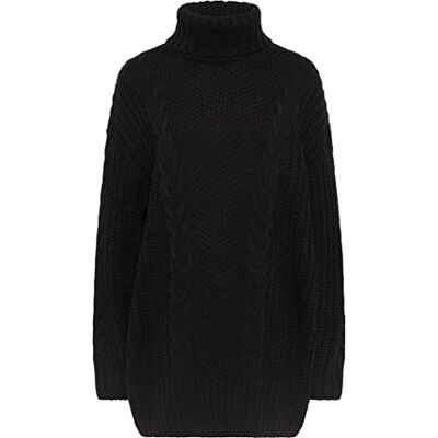 caneva Stickad klänning för kvinnor, 1042022-CA02, svart, XL/XXL, svart, XL/XXL caneva Stickad klänning för kvinnor, 1042022-CA02, svart, XL/XXL, svart, XL/XXL