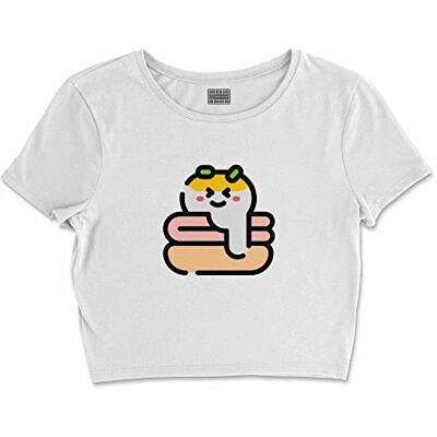Bona Basics , Digital tryckt basic t-shirt för damer,% 100 bomull, vit, ledig, damtoppar, storlek: M, Vit, M Kort Bona Basics , Digital tryckt basic t-shirt för damer,% 100 bomull, vit, ledig, damtoppar, storlek: M, Vit, M Kort