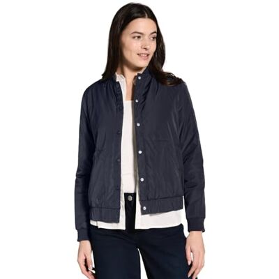 Cecil Dam B212422 Blouson med knapprad, mörk marinblå blå, XL, Mörk marinblå, XL Cecil Dam B212422 Blouson med knapprad, mörk marinblå blå, XL, Mörk marinblå, XL