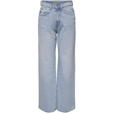 ONLY Onlhope Ex Hw Wide Tai261 DNM Noos, Ljusblå blekt denim, 29W / 32L ONLY Onlhope Ex Hw Wide Tai261 DNM Noos, Ljusblå blekt denim, 29W / 32L