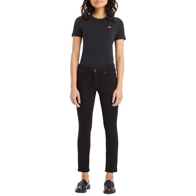 Levi's Dam 712 Slim Fit Jeans, Midnattsgasväv, 24W x 28L Levi's Dam 712 Slim Fit Jeans, Midnattsgasväv, 24W x 28L