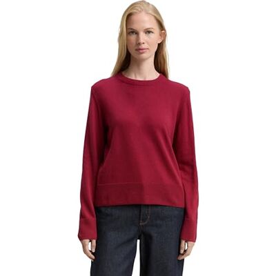 TOM TAILOR damtröja, 39063 – Rumba Red Melange, 3XL TOM TAILOR damtröja, 39063 – Rumba Red Melange, 3XL
