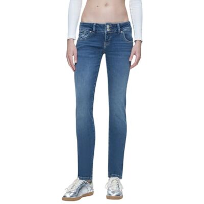 LTB Jeans Molly 200 damjeans i blått låg midja tillverkade av bomullsblandning, storlek 31, 36, blå, 31W / 36L LTB Jeans Molly 200 damjeans i blått låg midja tillverkade av bomullsblandning, storlek 31, 36, blå, 31W / 36L
