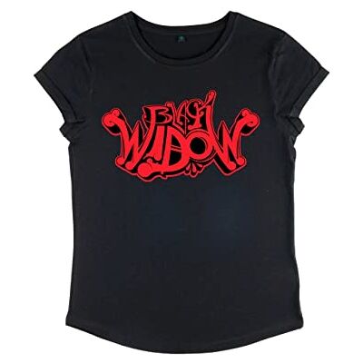 Marvel Kvinnors Avengers Classic-Street Widow rullad ärm T-shirt, svart, L, svart, L Marvel Kvinnors Avengers Classic-Street Widow rullad ärm T-shirt, svart, L, svart, L