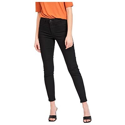 Vila Dam Vijeggy Ana Rw Jegging Blk-Noos jeans, Svart denim, (XS) W x 30L Vila Dam Vijeggy Ana Rw Jegging Blk-Noos jeans, Svart denim, (XS) W x 30L
