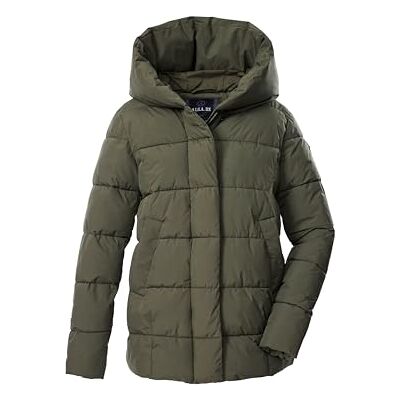 G.I.G.A. DX dam quiltad jacka/funktionell jacka i dunlook med huva GW 57 WMN QLTD JCKT, mörk oliv, 40, 43527-000 G.I.G.A. DX dam quiltad jacka/funktionell jacka i dunlook med huva GW 57 WMN QLTD JCKT, mörk oliv, 40, 43527-000
